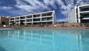 Resa Estates Ibiza apartment for sale te koop zeezicht sea views Cala gracio pool building.jpeg